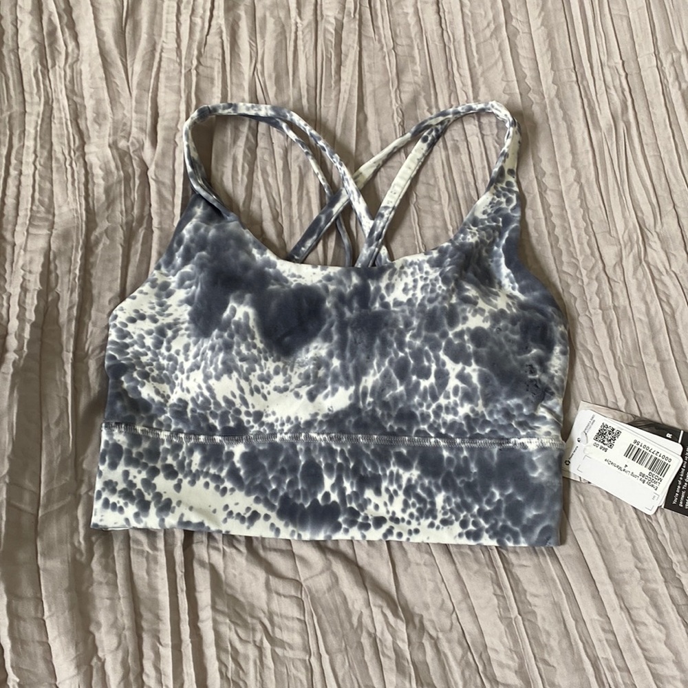 Lululemon Energy Bra Long LineMarble Die